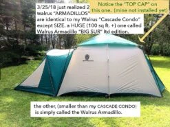 Walrus Cascade Condo -Cozy Camp Shop Walrus Armadillo BIG SUR NOTES BEST