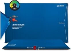 Big Agnes Hinman Pad -Cozy Camp Shop opplanet big agnes hinman doublewide sleeping pad rectangular r value 5 blue 50 x 78 x 4 in phdw421 main