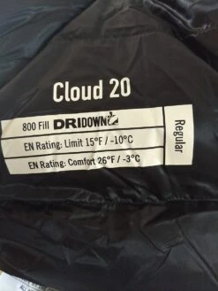 Sierra Designs Cloud 800/20 Degree -Cozy Camp Shop thumbnail IMG 20180621 164358079